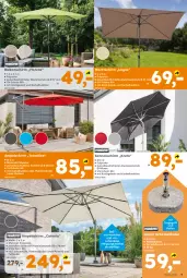 Gazetka promocyjna  - Gazetka - ważna od 10.05 do 10.05.2025 - strona 9 - produkty: ampelschirm, edelstahl, gsw, latte, lorenz, Ria, schirmständer, schutzhülle, sonnenschirm, Ti, tragegriff, uv-schutz