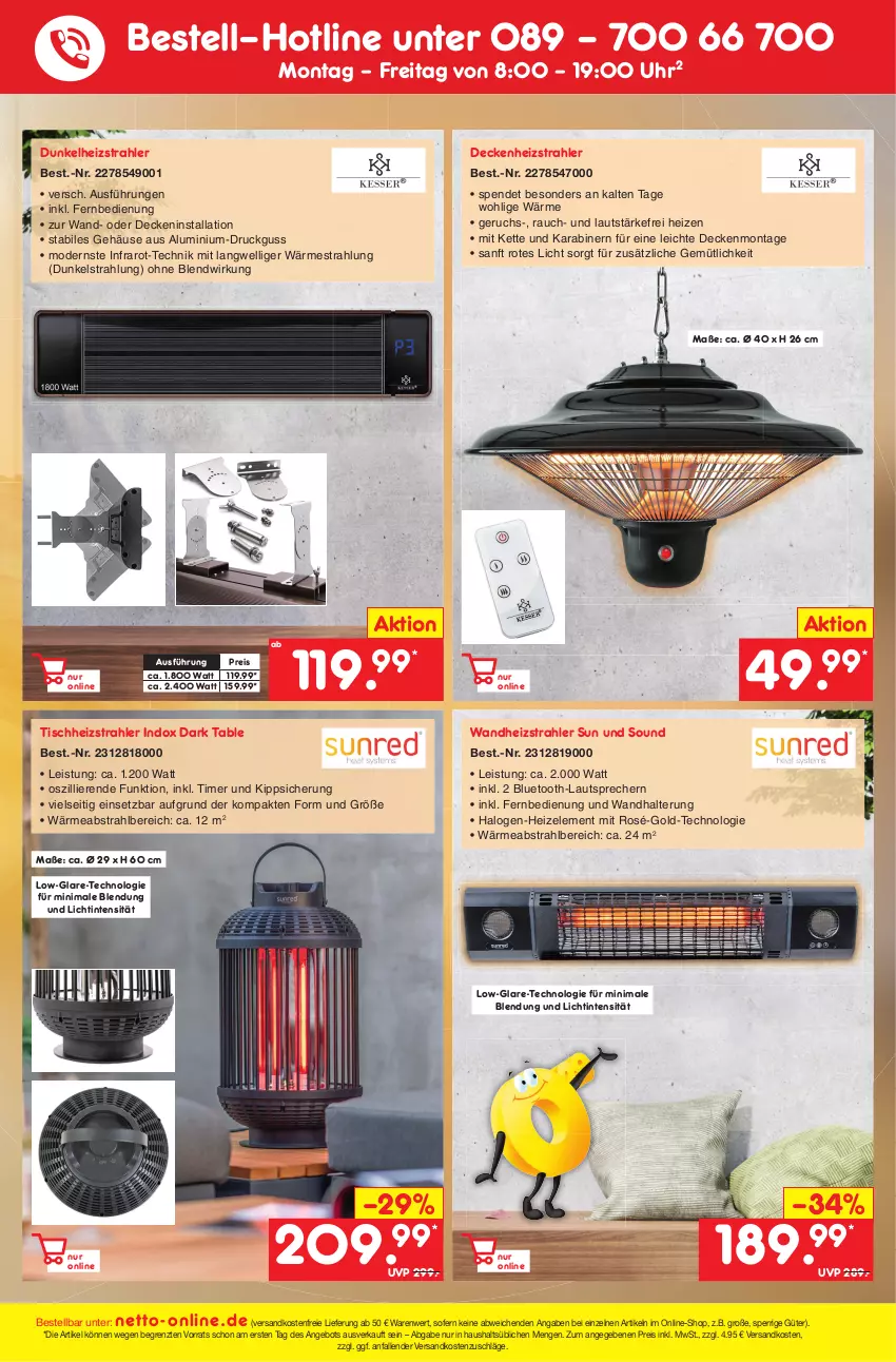 Aktueller Prospekt Netto Marken-Discount - Filial-Angebote - von 19.09 bis 24.09.2022 - strona 39 - produkty: angebot, bluetooth-lautsprecher, decke, eis, fernbedienung, Kette, lautsprecher, Mode, ndk, Rauch, reis, Ti, timer, tisch, uhr, versandkostenfrei, wandhalterung, ZTE