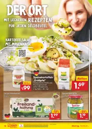 Gazetka promocyjna Netto Marken-Discount - Filial-Angebote - Gazetka - ważna od 24.09 do 24.09.2022 - strona 10 - produkty: Bau, bestpreis, beutel, eier, eis, gewürz, Gewürzgurke, gewürzgurken, gurke, gurken, kartoffel, kartoffeln, kartoffelsalat, mayonnaise, ndk, reis, rezept, rezepte, salat, speisekartoffeln, Ti, versandkostenfrei, Yo