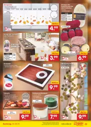 Gazetka promocyjna Netto Marken-Discount - Filial-Angebote - Gazetka - ważna od 24.09 do 24.09.2022 - strona 25 - produkty: angebot, auer, batterie, batterien, bett, decke, Duftkerze, eis, Fußmatte, Girlande, Holz, kerze, Laufen, Läufer, reis, Ria, rwe, socken, Sofa, Strickgarn, tablet, tablett, Ti, tisch, tischdecke, tischläufer, wolle, ZTE