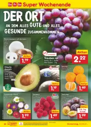 Gazetka promocyjna Netto Marken-Discount - Filial-Angebote - Gazetka - ważna od 24.09 do 24.09.2022 - strona 30 - produkty: asti, avocado, beere, beeren, bestpreis, braun, champignon, chiquita, eis, himbeer, himbeere, himbeeren, ndk, reis, Schal, Schale, Ti, trauben, versandkostenfrei