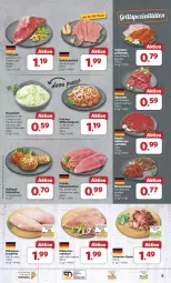 Gazetka promocyjna Combi - Prospekte - Gazetka - ważna od 28.09 do 28.09.2024 - strona 5 - produkty: braten, brustfilet, dell, elle, filet, frikadellen, Geflügel, gewürz, grill, gyros, hähnchenbrust, hähnchenbrustfilet, Hähnchengyros, Hähnchenschnitzel, Hüftbraten, kalbsschnitzel, Kraut, krautsalat, küche, Küchen, marinade, mit zwiebeln, Nackensteak, natur, paprika, pute, putenschnitzel, rind, rinder, salat, schinken, schnitzel, schwein, schweine, spareribs, Spezi, steak, steaks, tafelspitz, Ti, wein, weine, zwiebel, zwiebeln