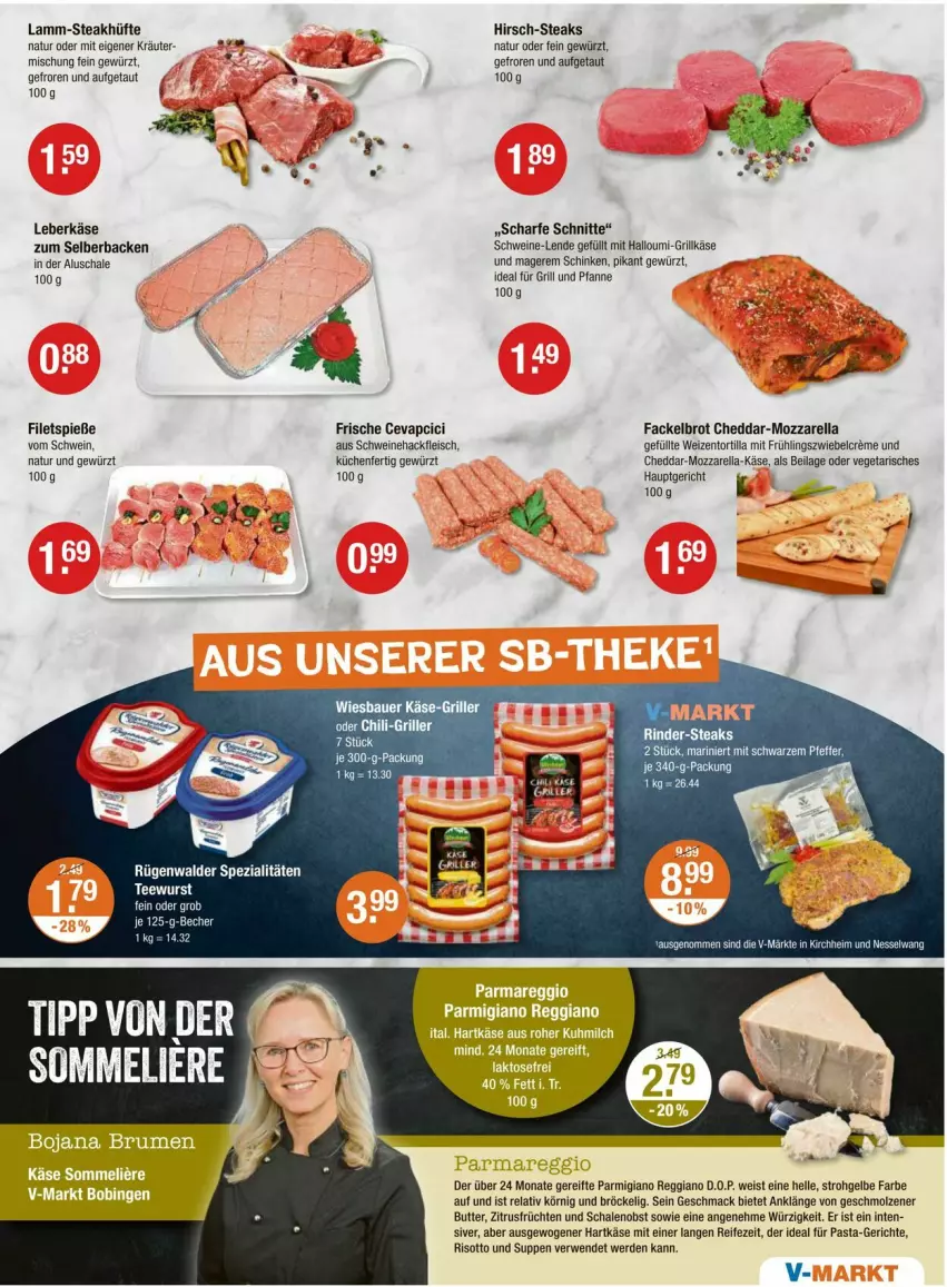 Aktueller Prospekt Vmarkt - Prospekte - von 28.08 bis 03.09.2025 - strona 3 - produkty: auer, Bau, Bauer, brot, butter, cheddar, eis, elle, ente, erde, filet, filets, fleisch, früchte, früchten, für grill und pfanne, gewürz, grill, grill und pfanne, Grillkäse, hackfleisch, Halloumi, hartkäse, ideal für grill, ideal für grill und pfanne, ilag, Käse, kräuter, küche, Küchen, lamm, leberkäs, leberkäse, mac, mozzarella, natur, obst, parmigiano, parmigiano reggiano, pasta, pfanne, pfeffer, reggiano, rel, rind, rinder, risotto, Röcke, rügenwalder, rwe, Schal, Schale, schinken, schwein, schweine, Schweinehackfleisch, Spezi, steak, steakhüfte, steaks, suppe, suppen, Ti, tortilla, und pfanne, Vegeta, wein, weine, wiesbauer, zwiebel