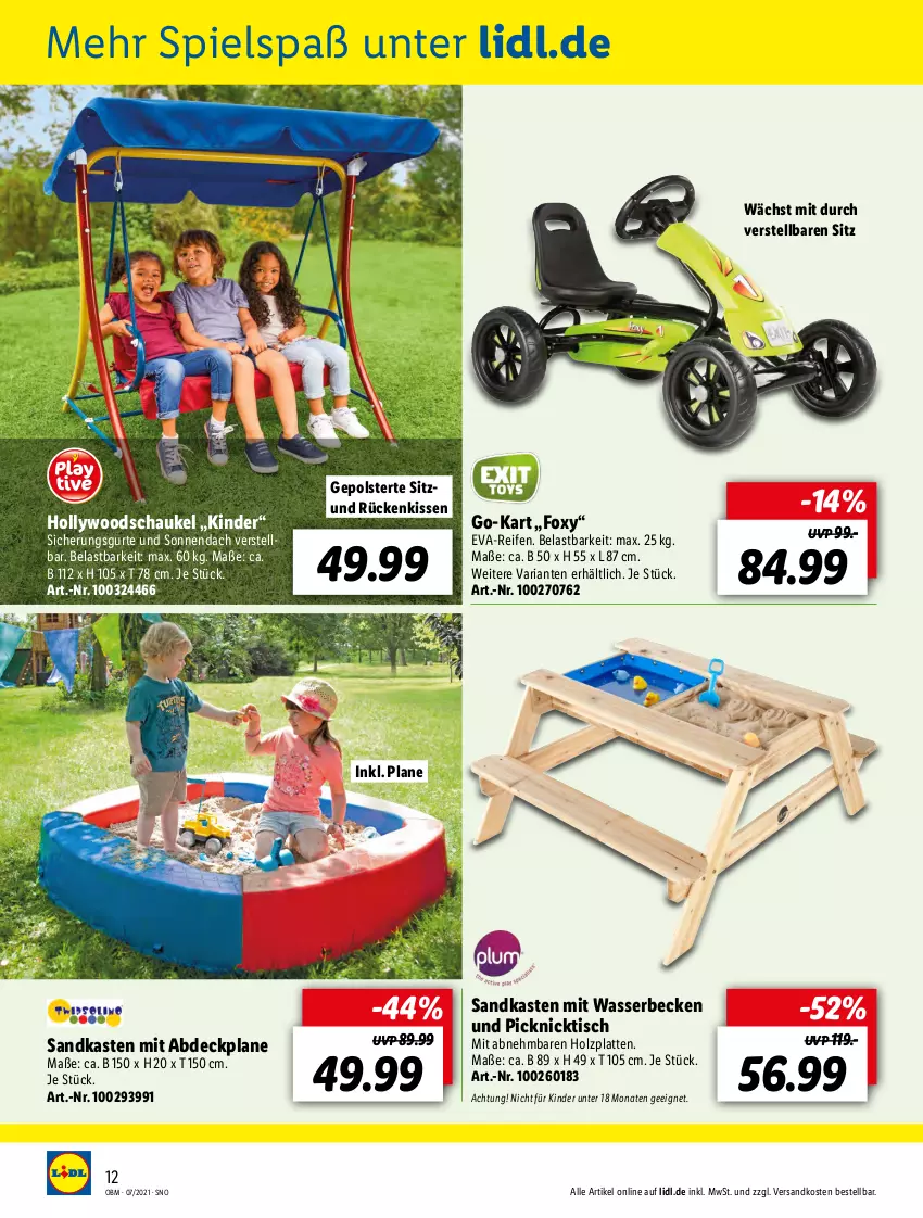 Aktueller Prospekt Lidl - Aktuelle Onlineshop-Highlights - von 01.07 bis 31.07.2021 - strona 12