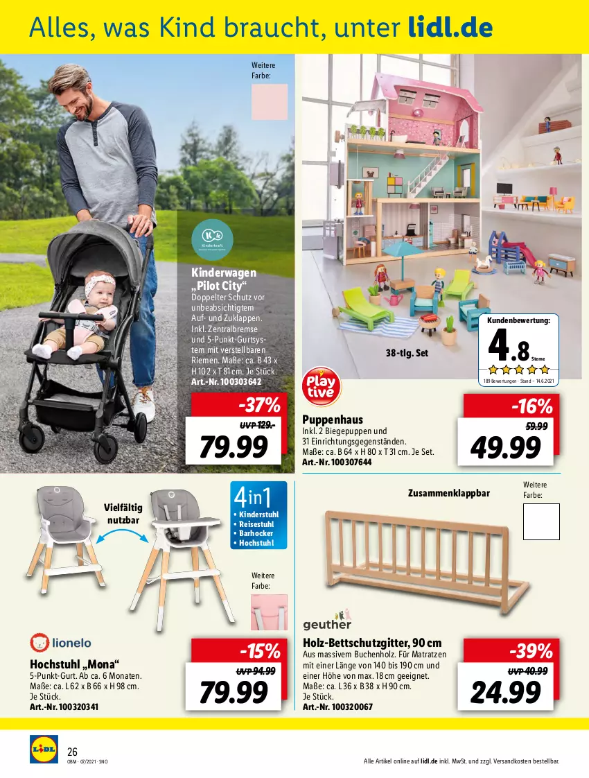 Aktueller Prospekt Lidl - Aktuelle Onlineshop-Highlights - von 01.07 bis 31.07.2021 - strona 26