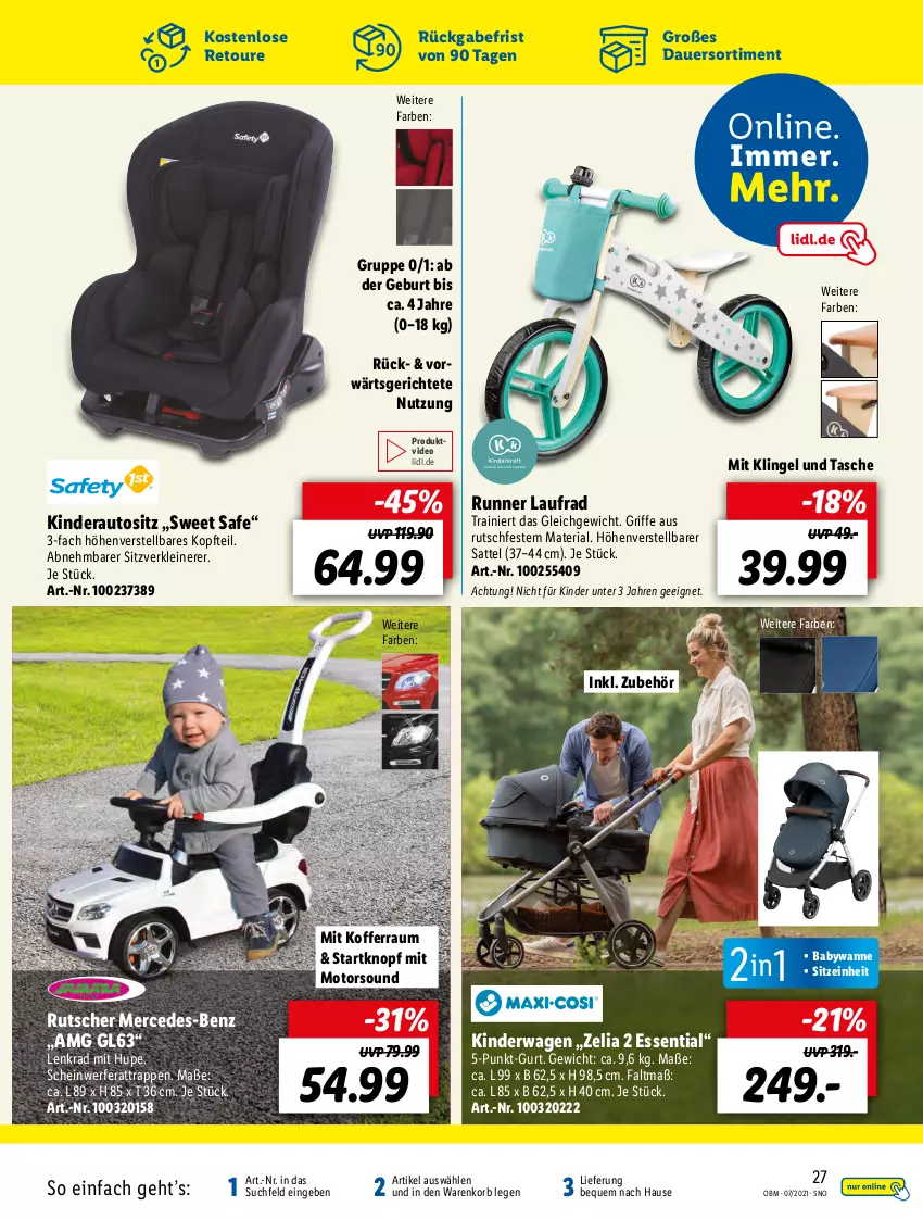 Aktueller Prospekt Lidl - Aktuelle Onlineshop-Highlights - von 01.07 bis 31.07.2021 - strona 27