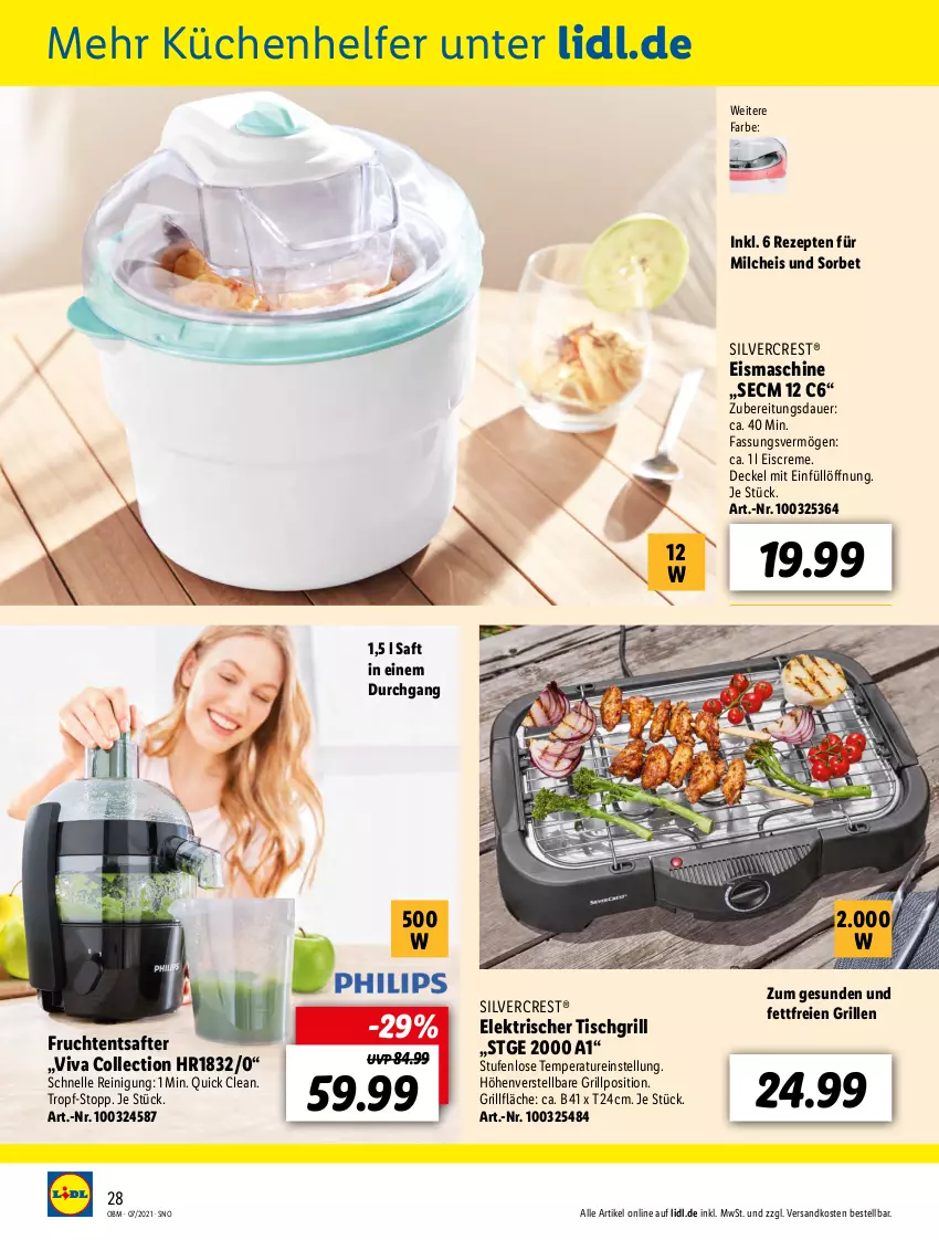 Aktueller Prospekt Lidl - Aktuelle Onlineshop-Highlights - von 01.07 bis 31.07.2021 - strona 28