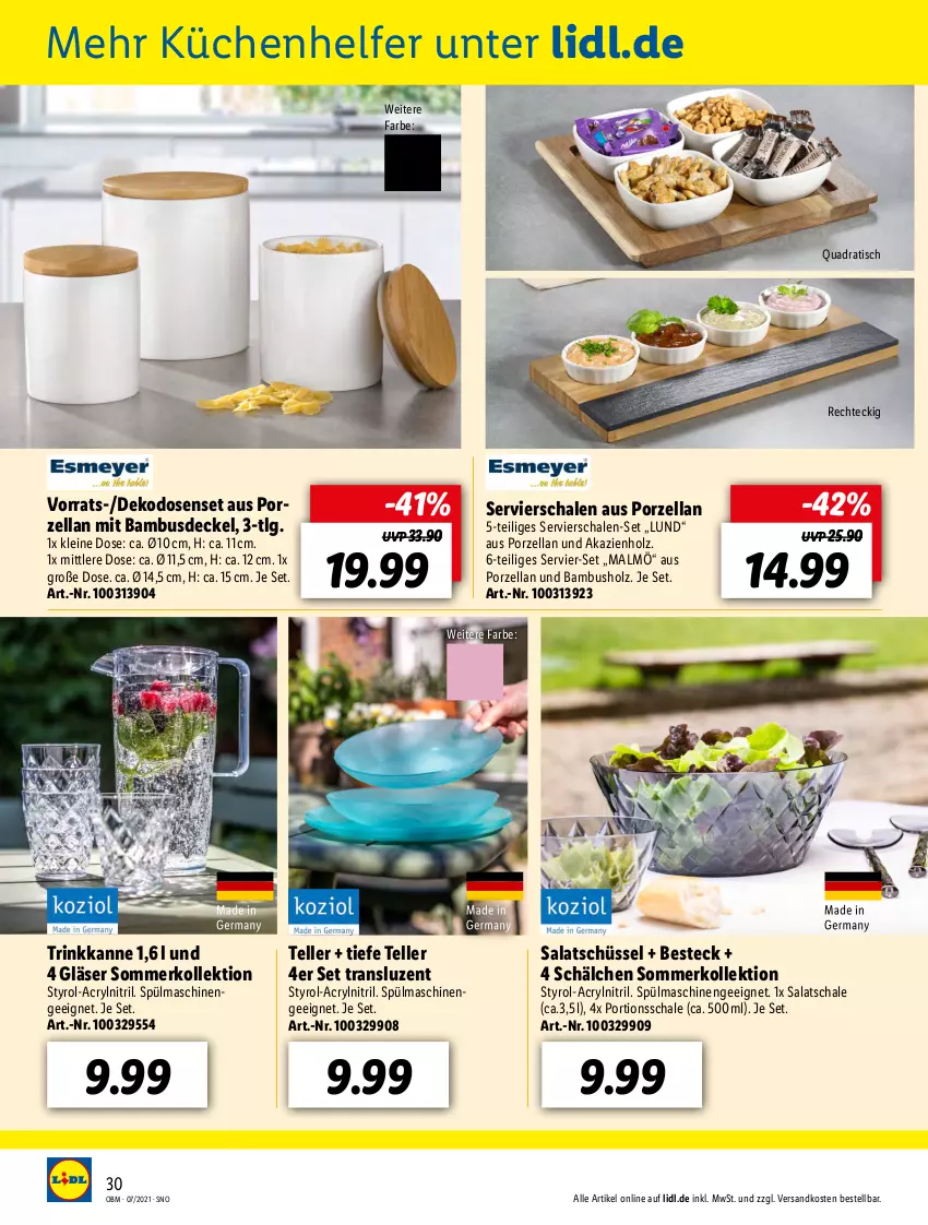 Aktueller Prospekt Lidl - Aktuelle Onlineshop-Highlights - von 01.07 bis 31.07.2021 - strona 30