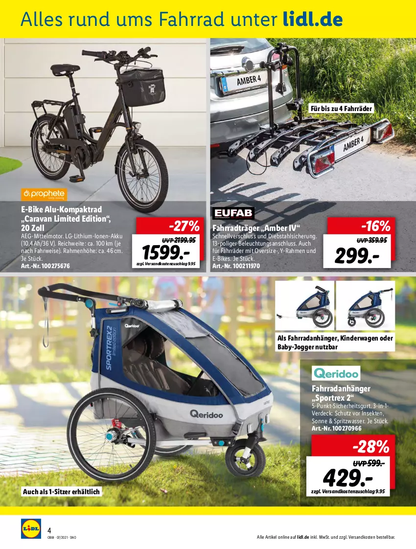 Aktueller Prospekt Lidl - Aktuelle Onlineshop-Highlights - von 01.07 bis 31.07.2021 - strona 4