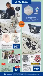 Gazetka promocyjna AldiSud - IN ZWEI WOCHEN - Gazetka - ważna od 23.09 do 23.09.2023 - strona 4 - produkty: aldi, Bau, baumwolle, bett, bettwäsche, decke, dell, disney, eier, elle, ente, Hasbro, kissen, Mode, Puzzle, Pyjama, rel, Ria, Ti, wolle