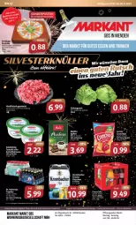 Gazetka promocyjna Markant - Prospekte - Gazetka - ważna od 30.12 do 30.12.2023 - strona 1 - produkty: angebot, angebote, Bau, beutel, chips, creme, crunchips, eis, eisbergsalat, elle, fleisch, hackfleisch, hackfleisch gemischt, kaffee, kartoffel, Käse, krombache, krombacher, melitta, reis, rind, rwe, salat, schnittkäse, schwein, schwein und rind, sonderposten, tee, Ti, uhr, wein, ZTE