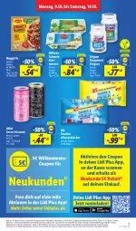 Gazetka promocyjna Lidl - Aktionsprospekt - Gazetka - ważna od 14.10 do 14.10.2023 - strona 3 - produkty: Allzwecktücher, angebot, angebote, Bad, Bona, coupon, ecco, eis, erde, frizzante, gutschein, Käse, kaugummi, maggi, maggi fix, Milbona, telefon, Ti, tücher, Tüte, Wanne, weck