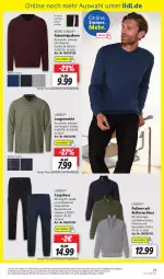 Gazetka promocyjna Lidl - Aktionsprospekt - Gazetka - ważna od 14.10 do 14.10.2023 - strona 39 - produkty: Bau, baumwolle, eis, elle, hose, Langarmshirt, livergy, Pullover, reis, shirt, Strickpullover, Tasche, taschen, Ti, weck, wolle, ZTE
