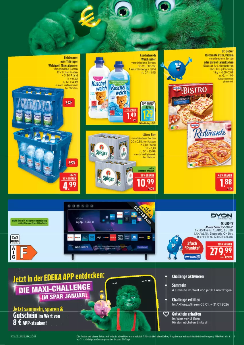 Aktueller Prospekt Marktkauf - Prospekt - von 04.01 bis 10.01.2026 - strona 3 - produkty: dyon, eis, gutschein, LG, reis, Ti, uhd, UHD-TV, usb, Yo