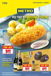 Gazetka promocyjna Metro - Food - Gazetka - ważna od 14.09 do 14.09.2022 - strona 1 - produkty: avocado, backfisch, ecco, eis, elle, filet, fisch, fische, flasche, fleisch, früchte, getränk, getränke, lachs, lachsfilet, mac, Metro, Muscheln, Palette, prosecco, puma, Schal, Schale, seelachsfilet, spumante, Ti, top-hit, valdo, Wild, zitrone, zitronen