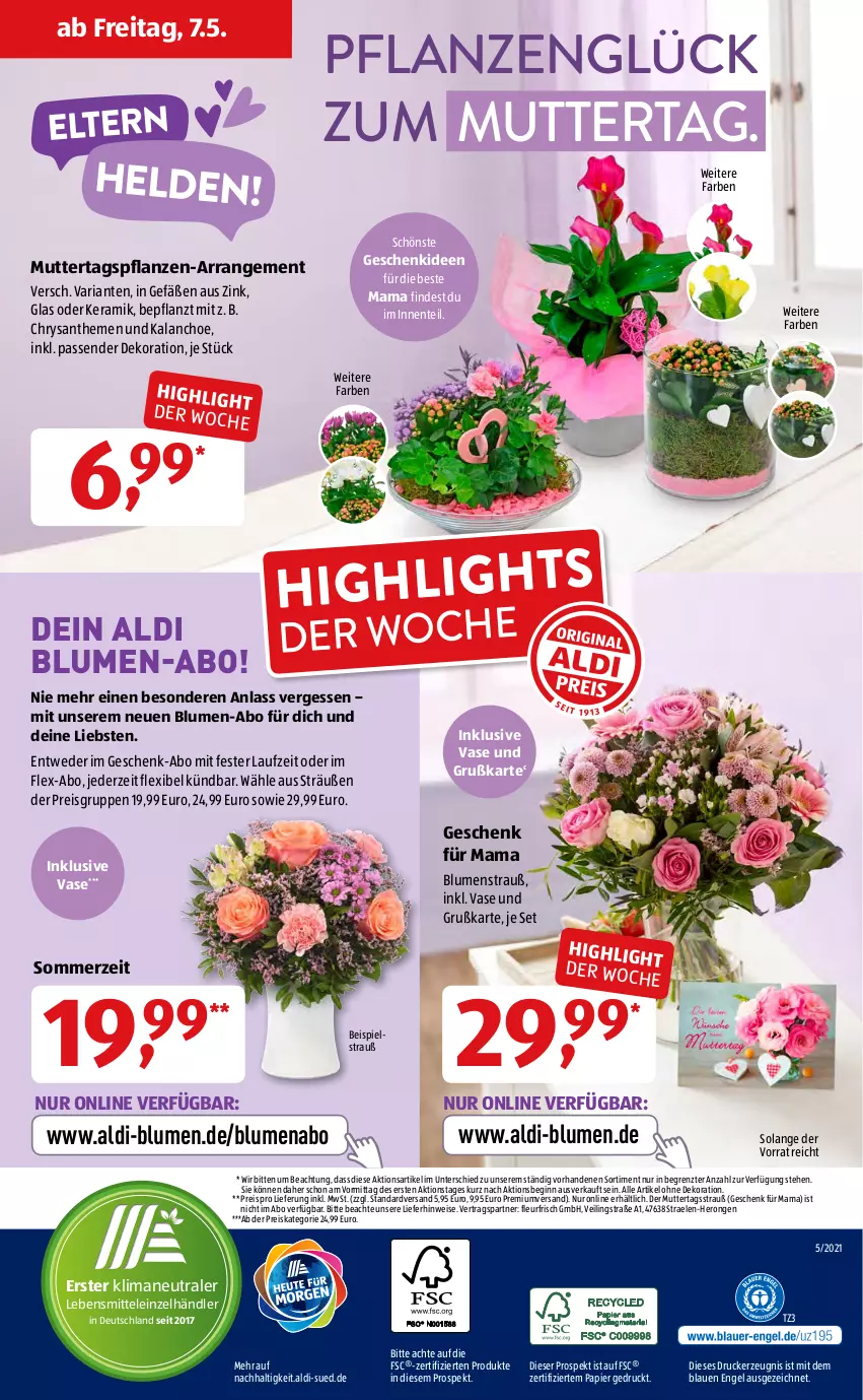 Aktueller Prospekt AldiSud - ALDI Aktuell - von 03.05 bis 08.05.2021 - strona 44