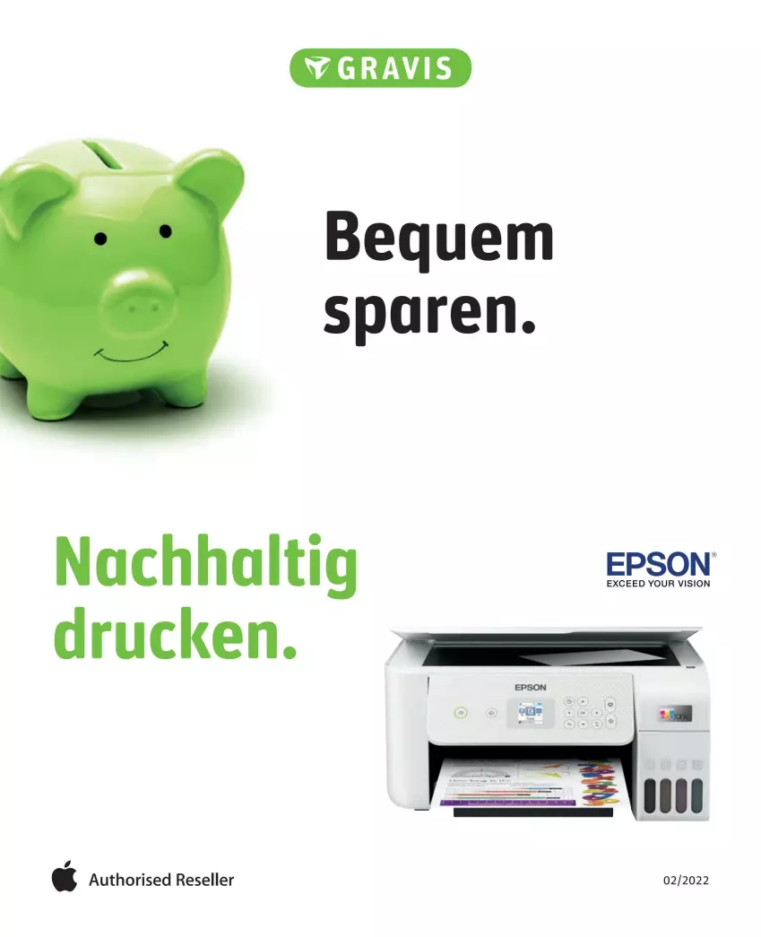 Aktueller Prospekt Gravis - Prospekte - von 01.02 bis 28.02.2022 - strona 1 - produkty: elle, epson, Ti