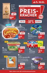 Gazetka promocyjna Aldi Nord - Aldi-Aktuell - Gazetka - ważna od 19.03 do 19.03.2022 - strona 33 - produkty: actimel, aldi, Becher, beere, braten, burger, butter, curry, dallmayr, danone, eis, erdbeere, espresso, gewürz, gin, Hähnchenschnitzel, irische butter, Käse, kerrygold, kerrygold extra, kracher, meica, milka, pudding, rapsöl, reis, salz, Schmelzkäse, schnitzel, schwein, schweine, schweineschnitzel, Spezi, Ti, wein, weine