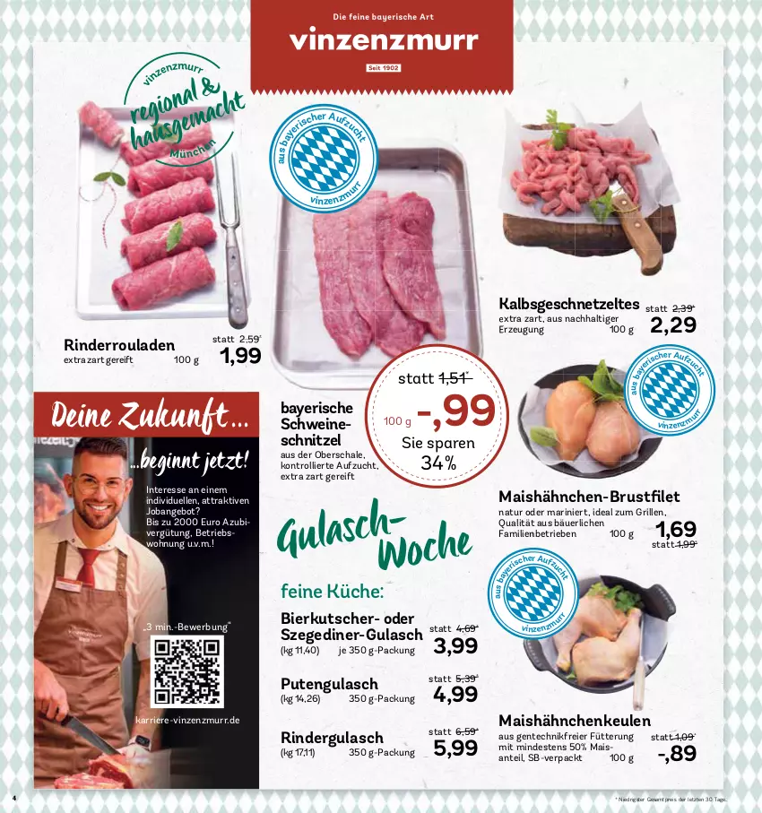 Aktueller Prospekt Aez - Prospekte - von 04.09 bis 09.09.2023 - strona 4 - produkty: angebot, bier, eier, eis, elle, ente, geschnetzeltes, gin, grill, gulasch, ideal zum grillen, küche, mais, natur, pute, reis, rind, rinder, rindergulasch, Rinderroulade, rinderrouladen, rouladen, SANTE, Schal, Schale, schnitzel, schwein, schweine, schweineschnitzel, Ti, trolli, wein, weine, Zelt, ZTE