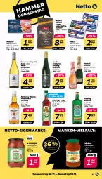 Gazetka promocyjna Netto - Woche 46 - Gazetka - ważna od 18.11 do 18.11.2023 - strona 23 - produkty: ball, bohne, bohnen, burgunder, dell, henkel, henkell, kaffee, kaffeebohnen, kräuter, kräuterlikör, likör, melitta, Meßmer, milka, Mirácoli, nudel, pasta, riesling, sauce, tee, tuc, Weißburgunder, whiskey