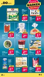 Gazetka promocyjna Netto - Woche 46 - Gazetka - ważna od 18.11 do 18.11.2023 - strona 24 - produkty: bonne maman, brot, decke, Kinder, kinder pingui, knäckebrot, konfitüre, krüger, latte, lysell, mam, matjes, Müller, pingui, ring, sahne, salami, tante fanny, Ti, wasa