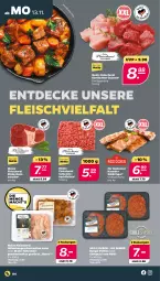 Gazetka promocyjna Netto - Woche 46 - Gazetka - ważna od 18.11 do 18.11.2023 - strona 4 - produkty: burger, cevapcici, decke, eis, fleisch, Fleischerei, geschnetzeltes, gewürz, grill, gulasch, gyros, hackfleisch, Hähnchengeschnetzeltes, kasseler, natur, rind, rinder, Rostocker, Schere, schwein, schweine, Schweinehackfleisch, Ti, wein, weine, Zelt
