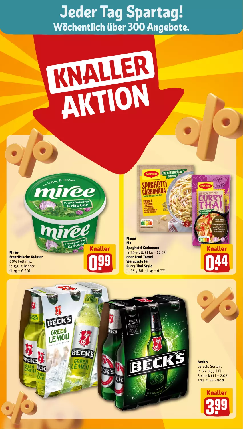 Aktueller Prospekt Rewe - Prospekte - von 26.08 bis 31.08.2024 - strona 2 - produkty: angebot, angebote, Becher, Bona, curry, kräuter, maggi, maggi fix, spaghetti, Ti