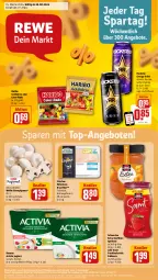 Gazetka promocyjna Rewe - Prospekte - Gazetka - ważna od 31.08 do 31.08.2024 - strona 1 - produkty: activia, activia joghurt, aktionspreis, angebot, angebote, aprikose, aufstrich, Becher, beere, bio, brustfilet, champignon, champignons, coupon, danone, danone activia, drink, eis, energy drink, erdbeere, fenster, filet, frucht, fruchtaufstrich, goldbären, hähnchenbrust, hähnchenbrustfilet, haribo, joghur, joghurt, konfitüre, reis, Rockstar, Schal, Schale, Schwartau, telefon, Ti, top-angebot, uhr