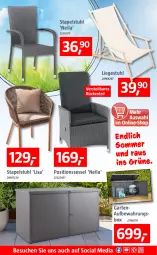 Gazetka promocyjna Bauhaus - Prospekte - Gazetka - ważna od 26.06 do 26.06.2022 - strona 4 - produkty: aufbewahrungsbox, ente, Garten, Liege, sessel, stapelstuhl, stuhl, Ti