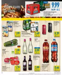 Gazetka promocyjna Diska - Prospekte - Gazetka - ważna od 02.07 do 02.07.2022 - strona 11 - produkty: aktionspreis, alkohol, Alpenhain, beere, bier, bio, deka, edeka bio, eis, flasche, getränk, gin, grill, hugo, jever, Käse, krombache, krombacher, likör, limo, limonade, Mirinda, natur, nuss, paprika, paprika rot, pepsi, reis, rind, Schwip Schwap, Ti, vescovino, ZTE, zucchini