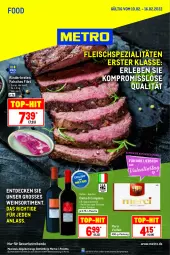 Gazetka promocyjna Metro - Food - Gazetka - ważna od 16.02 do 16.02.2022 - strona 1 - produkty: braten, decke, eis, Falsches Filet, filet, flasche, fleisch, früchte, getränk, getränke, merci, Metro, Palette, rind, rinder, rinderbraten, sim, Spezi, Ti, wein