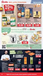 Gazetka promocyjna Famila - Prospekte - Gazetka - ważna od 09.04 do 09.04.2022 - strona 20 - produkty: beutel, bünting tee, Cap, cappuccino, cin, dallmayr, edelstahl, eier, eis, elle, ferrero, Ferrero Rocher, flasche, gewürz, Holz, kaffee, kaffeepads, KitchenAid, Kranz, krüger, küche, Küchen, küchenmaschine, LG, mövenpick, olive, oliven, olivenöl, pfanne, reis, Ria, sac, sauce, Schal, Schale, schneidebrett, tee, teller, Ti