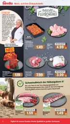 Gazetka promocyjna Famila - Prospekte - Gazetka - ważna od 09.04 do 09.04.2022 - strona 4 - produkty: backofen, bier, Biere, braten, champignon, champignons, eis, fleisch, Fleischerei, gewürz, gulasch, küche, Küchen, mac, mit gemüse, möhren, natur, Ofen, pfanne, pfannen, pute, Ria, rind, rindfleisch, Schal, Schale, Schere, schnitzel, schwein, schweine, schweinefleisch, spareribs, suppe, Ti, Tiere, wein, weine, Wild, zwiebel, zwiebeln