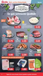 Gazetka promocyjna Famila - Prospekte - Gazetka - ważna od 09.04 do 09.04.2022 - strona 6 - produkty: auer, aufschnitt, aus dem kühlregal, Bau, Bauer, bio, braten, buch, burger, creme, eier, eis, fleisch, fleischkäse, fleischwurst, Geflügel, geflügelsalat, gurke, gurken, Holz, kartoffel, kartoffeln, kartoffelsalat, Käse, kasseler, katenschinken, knoblauch, kräuter, kräutern, kühlregal, lachs, Lachsbraten, leine, mac, Mett, mettwurst, mit oder ohne knoblauch, Neuburger, nuss, Rauch, regal, rezept, ring, salat, salatcreme, salz, schinken, schinkenwurst, schwein, schweine, Spezi, Ti, tuc, wein, weine, wiener, wiener würstchen, wurst, würstchen, zwiebel, zwiebeln