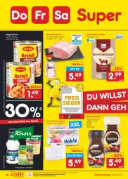 Gazetka promocyjna Netto Marken-Discount - Filial-Angebote - Gazetka - ważna od 22.04 do 22.04.2023 - strona 30 - produkty: bestpreis, bohne, bohnen, bohnenkaffee, eis, emmentaler, fleisch, hakle, hakle toilettenpapier, kaffee, löslicher bohnenkaffee, maggi, ndk, Nescafé, papier, ravioli, reis, schwein, schweine, Ti, toilettenpapier, wein, weine, wurst, wurst in selbstbedienung