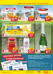 Gazetka promocyjna Netto Marken-Discount - Filial-Angebote - Gazetka - ważna od 22.04 do 22.04.2023 - strona 35 - produkty: alkohol, angebot, auto, bestpreis, bier, brie, coupon, eimer, eis, erdinger, händlmaier, Hausmacher, Hefe, henglein, Knödel, Leberknödel, leimer, leitz, mac, meerrettich, nudel, nudeln, reis, Rettich, schamel, sekt, Semmel, Semmelbrösel, senf, Ti, tisch, wasser, ZTE