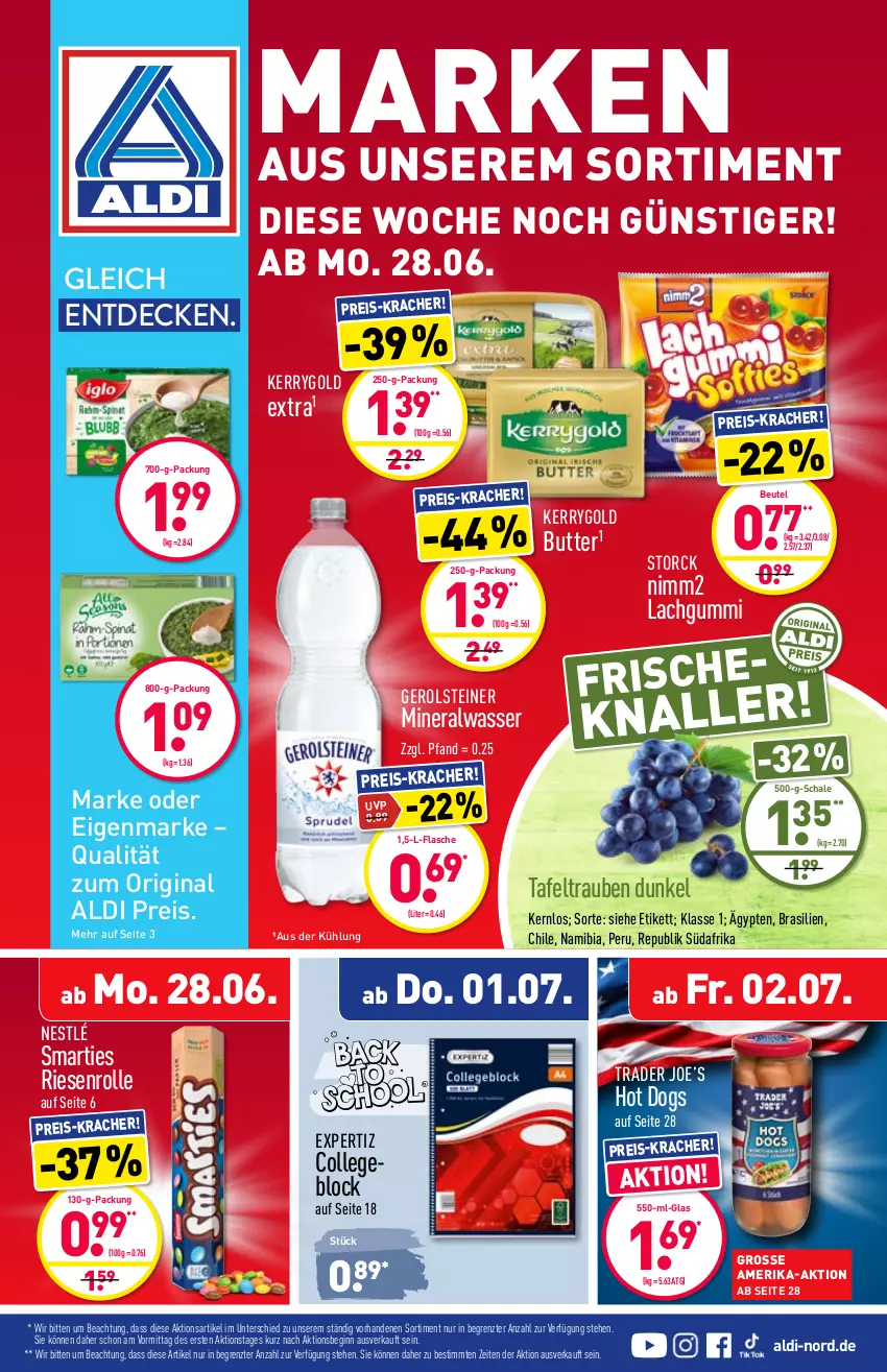 Aktueller Prospekt Aldi Nord - Aldi-Aktuell - von 28.06 bis 03.07.2021 - strona 1