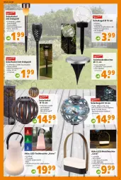 Gazetka promocyjna  - Prospekt für Globus Baumarkt  Achern - Gazetka - ważna od 18.06 do 18.06.2022 - strona 7 - produkty: akku, braun, deka, Draht, edelstahl, Kugel, lack, Lacke, ladekabel, latte, LED Tischleuchte, Leuchte, rwe, Solarfackel, Ti, tisch, tischleuchte, usb, wasser