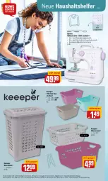 Gazetka promocyjna Rewe - Prospekte - Gazetka - ważna od 08.05 do 08.05.2022 - strona 32 - produkty: aktionspreis, alle artikel ohne dekoration, auto, dekoration, eis, HP, korb, Nähmaschine, Pfau, reis, Ti, wäschekorb