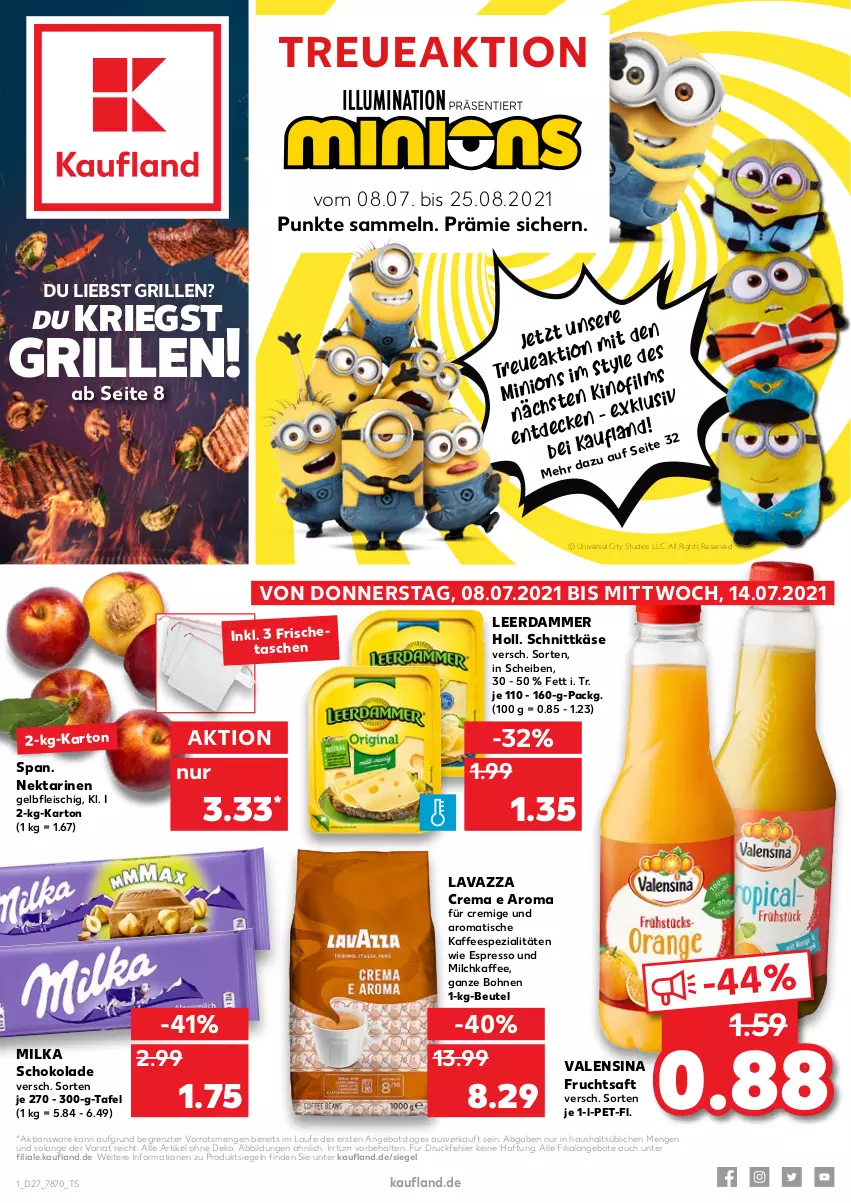 Aktueller Prospekt Kaufland - von 08.07 bis 14.07.2021 - strona 1