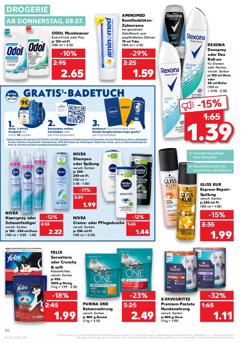 Aktueller Prospekt Kaufland - von 08.07 bis 14.07.2021 - strona 30