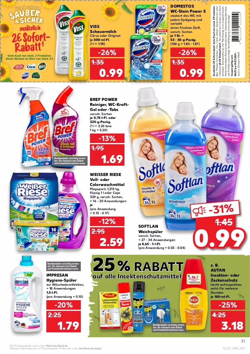 Aktueller Prospekt Kaufland - von 08.07 bis 14.07.2021 - strona 31