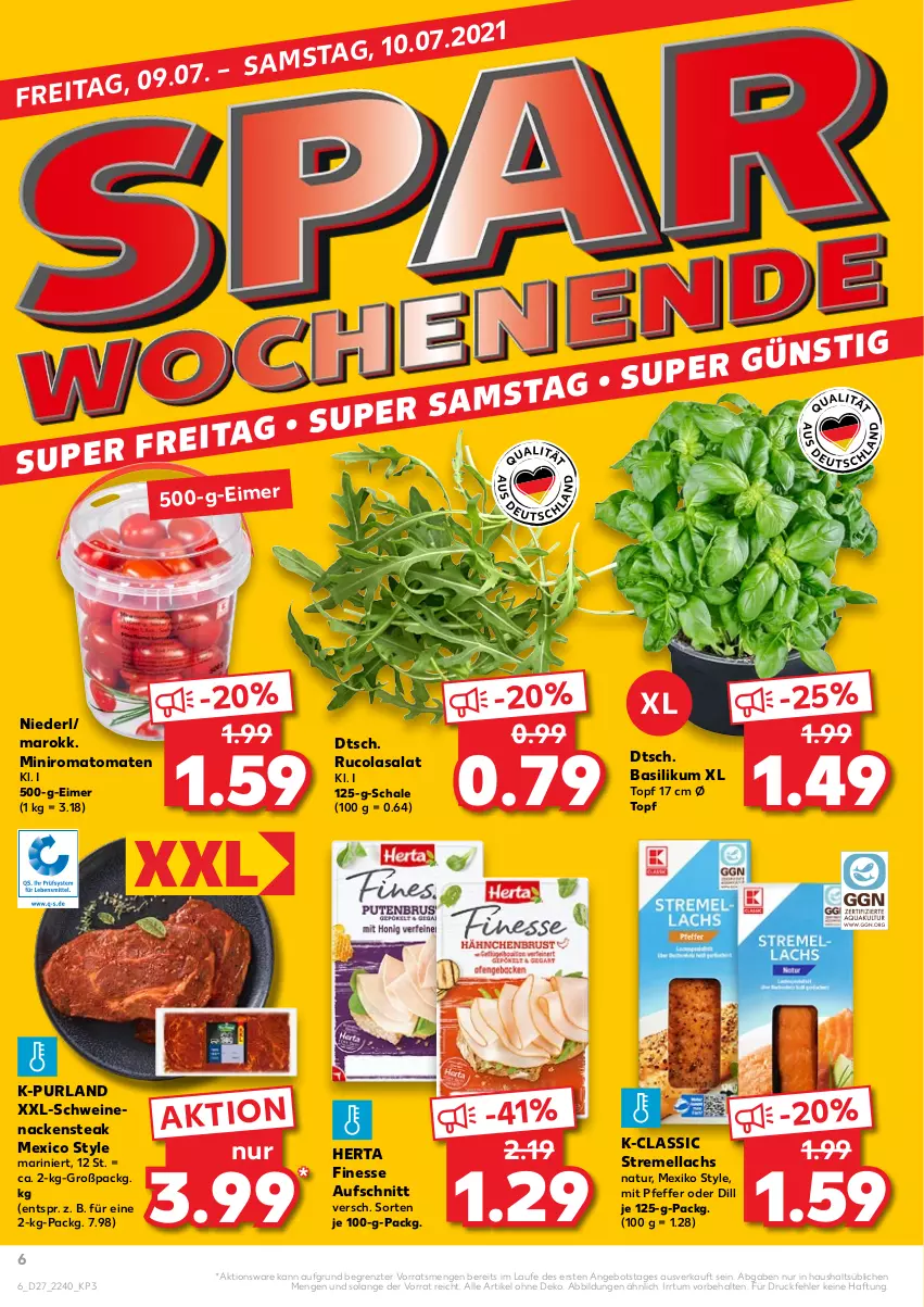 Aktueller Prospekt Kaufland - von 08.07 bis 14.07.2021 - strona 6