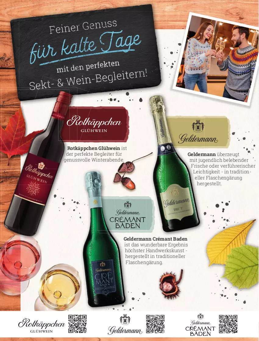 Aktueller Prospekt Hit - pures Leben - von 01.10 bis 31.12.2024 - strona 2 - produkty: Bad, elle, flasche, geldermann, Glühwein, nuss, rotkäppchen, Ti, wein