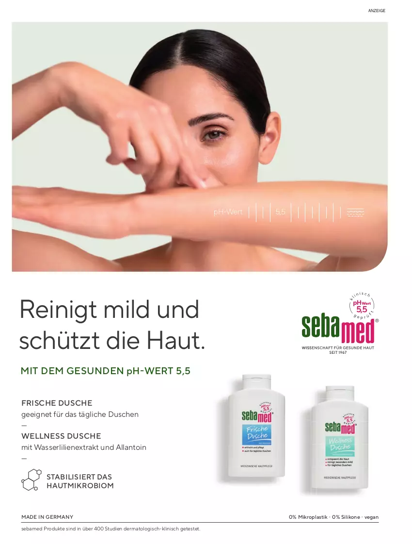 Aktueller Prospekt Hit - pures Leben - von 01.10 bis 31.12.2024 - strona 21 - produkty: asti, dusche, sebamed, Ti, wasser