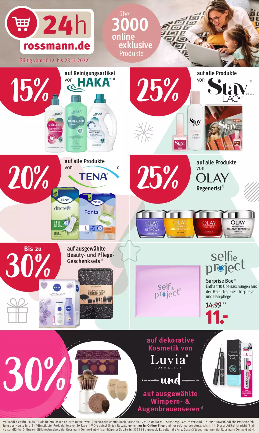 Aktueller Prospekt Rossmann - Prospekte - von 19.12 bis 23.12.2022 - strona 17 - produkty: angebot, angebote, eis, elle, geschenkset, gesichtspflege, haarpflege, kosmetik, LG, ndk, Reinigung, reis, teller, Ti, versandkostenfrei, wedel, ZTE