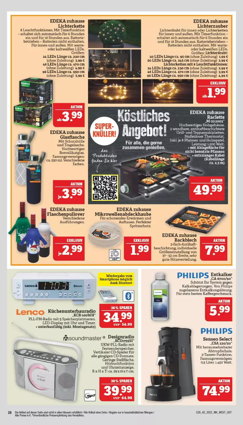 Aktueller Prospekt Marktkauf - Prospekt - von 06.11 bis 12.11.2022 - strona 32 - produkty: abdeckhaube, auto, batterie, batterien, Bau, Brei, buch, deka, deo, Draht, eis, elle, enders, entkalker, flasche, glasflasche, grill, Holz, kaffee, Kette, küche, Küchen, latte, leds, lichterkette, mac, mikrowelle, pfanne, pfannen, Philips, Pullover, Radio, reis, ring, Schal, Schale, schutzhülle, senseo, smartphone, Spiele, Spritzschutz, tasse, teller, Ti, timer, tisch, uhr, ZTE