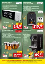Gazetka promocyjna Netto Marken-Discount - Online-SondermagazinWinter - Gazetka - ważna od 31.12 do 31.12.2021 - strona 11 - produkty: angebot, auer, auto, Brühe, edelstahl, eis, ente, Gläser, kaffee, kaffeevollautomat, LG, magazin, milch, ndk, Reinigung, reis, Schal, Schale, tee, Ti, tisch, versandkostenfrei, wasser, weck, Wetterstation, ZTE