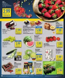 Gazetka promocyjna Diska - Gazetka - ważna od 25.05 do 25.05.2024 - strona 4 - produkty: aktionspreis, beere, beeren, brombeere, brombeeren, champignon, champignons, chiquita, deka, discount, driscoll's, eis, eisbergsalat, Elan, fleisch, früchte, Frühkartoffeln, gurke, himbeer, himbeere, himbeeren, kartoffel, kartoffeln, kiwi, LG, lion, melone, nuss, Physalis, reis, rispentomaten, salat, Salatgurke, speisefrühkartoffeln, tafeltrauben, Ti, tomate, tomaten, trauben, wasser, wassermelone