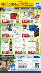 Gazetka promocyjna Getraenkeland - Gazetka - ważna od 16.03 do 16.03.2024 - strona 1 - produkty: aktionspreis, Alwa, Bad, Bad Liebenwerda, bestpreis, bestpreise, Cap, captain morgan, cola, coupon, coupons, eis, flasche, getränk, getränke, gin, könig pilsener, kräuter, likör, Lübzer, mineralwasser, original spiced gold, payback, pepsi, pils, pilsener, reis, Ti, vodka, wasser, zucker